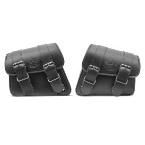 Saddlebags Pair compatible with Yamaha XV 1100/ 125 Virago, XV 950/ R/ Racer Craftride Montana 2x 8L black