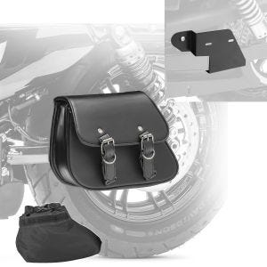 Schwingentasche mit Halter für Harley Davidson Dyna Low Rider 96-17 Craftride DYT_1