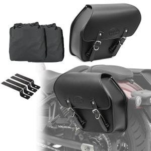 Set 2x Satteltasche + Haltesatz für Indian Chief Bobber Dark Horse Craftride Fargo_1