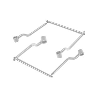 Satteltaschenhalter für Honda Shadow VT 750 / 600 / 125 C Craftride SU2 chrom_1