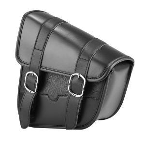 Swingarm bag left compatible with Harley Davidson Softail 00-17 saddlebag Craftride HT31 black