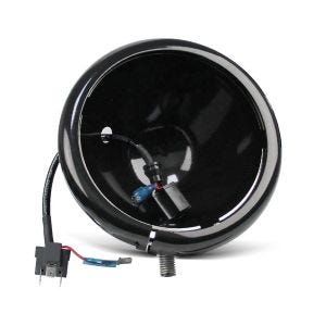 LED Scheinwerfer-Gehäuse Kit 5,75" für Harley Davidson Sportster 883 Iron / Low schwarz Craftride_1