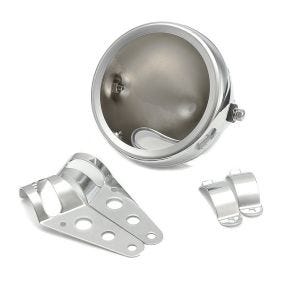 LED Scheinwerfer-Gehäuse SG 5,75" für Suzuki Gladius 650 / GS 500/ E chrom Craftride_1