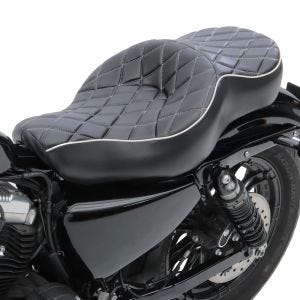 Doppel Sitzbank für Harley Davidson Sportster 04-20 Sitz Fahrer Beifahrer DB1 Craftride_0