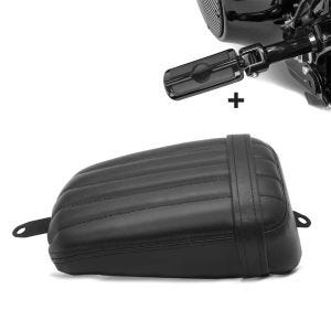 Soziussitz Set für Harley Davidson Softail Slim 18-21 mit Fußrasten und Halter Craftride FS1_1