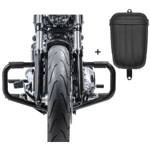 Sturzbügel Set für Harley Davidson Softail Slim 18-21 mit Soziussitz Craftride S-AD1_1