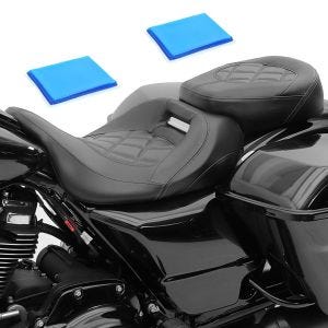 Gel seat compatible with Harley Davidson Touring 09-24 comfort seat Craftride RH3G black
