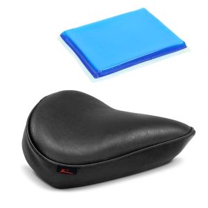 Solo Sitz Gel für Bobber Chopper Cruiser Solosattel Sitzbank Craftride CT4_1