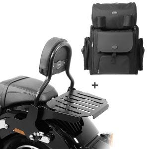 Sissy Bar CL + Tail Bag for Cruiser 18-20 Craftride with rear rack detachable CB44095