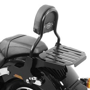 Sissybar Harley Softail Sport Glide 18-20 Craftride Fast Driver-M inkl. Gepäckträger schwarz_0