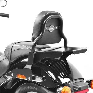 Sissy bar CSS Fix fits for Harley Davidson Sport Glide 18-24 with luggage rack black Craftride