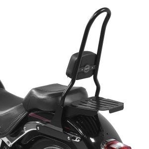 Sissy bar CSXL Fix fits for Harley Davidson Fat Boy Special/ Lo 10-17 with luggage rack black Craftride