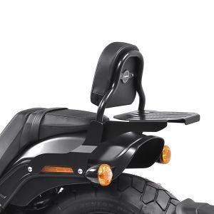 Sissy bar CSS Fix fits for Harley Davidson Fat Bob / 114 18-24 with luggage rack black Craftride