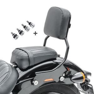 Sissybar R1 für Harley Softail Street Bob 18-20 mit Docking Kit schwarz Craftride_1