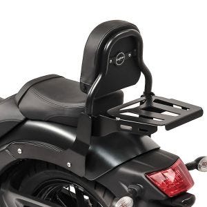Sissy bar XS3 compatible with Kawasaki Vulcan S / Café 15-24 with luggage rack black Craftride