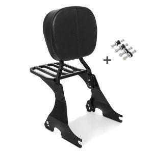Sissy Bar fits for Harley Davidson Sportster 883 Iron 09-20 Craftride incl. Rear rack and Docking kit black