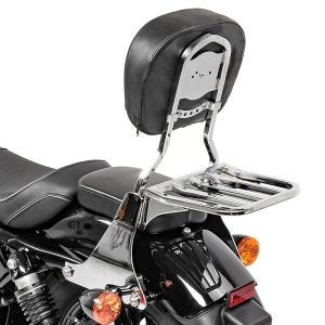 Sissy Bar+luggage rack fits for Harley Davidson Sportster 883 R Roadster 04-15 chrome Craftride