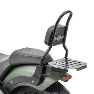 Sissy bar M3 compatible with Indian Chief Bobber 21-24 with luggage rack black Craftride