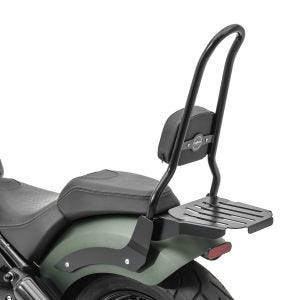 Sissy bar XL3 compatible with Indian Chief Bobber Dark Horse 21-24 with luggage rack black Craftride