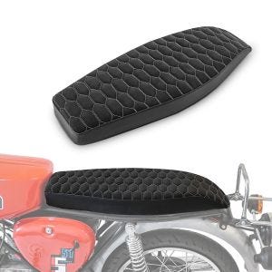 Flat seat compatible with Simson S51 S50 S70 Craftride VN5 honeycomb design black