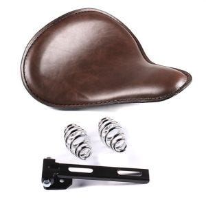 Motorbike Solo Seat Craftride Slim with springs for Custombikes in brown