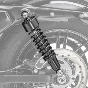 Stoßdämpfer 11,9 Zoll Harley Davidson Sportster 883 R Roadster 02-15 Craftride schwarz_0