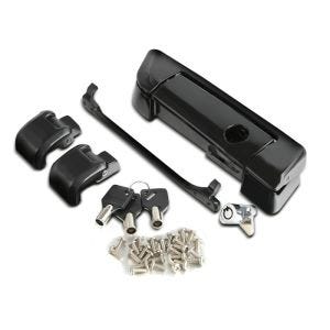 Scharniere und Verschluss für Harley-Davidson Tour Pak Topcase 14-20 schwarz Craftride_1