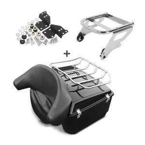 Top Case King für Harley Road King Classic 98-08 mit Docking Rack Gepäck-Grill Craftride_0
