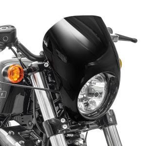 Scheinwerfer Frontmaske für Harley Davidson Sportster 883 Iron 09-20 schwarz Craftride_1