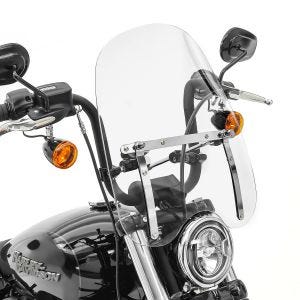 Windshield compatible with Honda Shadow 750 Black Spirit / VT 125 / 600 / 750 C Craftride CW1 clear