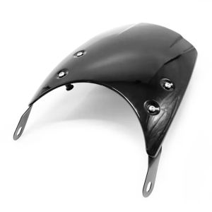 Windshield Craftride RW1 compatible with Moto Guzzi V7 Classic / Stone windscreen black