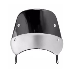 Windshield Craftride RW3 compatible with Royal Enfield Interceptor 650 windscreen black