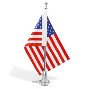 American Flag Kit with bracket fits for Harley Davidson Pan America 1250 / Special Craftride FH1 chrome