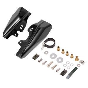 Mid-Frame Air Deflector fits for Harley Davidson Touring 01-08 Heat Shield Craftride WA4 black