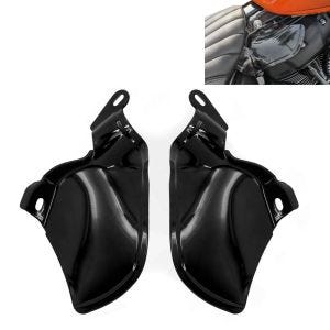 Wind Deflector Compatible with Harley Davidson Softail 18-24 Heat Shield Craftride WA3 black