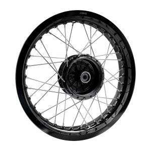 Spoke wheel rim aluminum 2,5x16 for Simson S51 S50 S70 Schwalbe KR51 alloy Craftride AF23 black