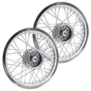 Set 2x Spoke wheel rim aluminum 2.5x16 for Simson S51 S50 S70 Schwalbe KR51 alloy Craftride AF26
