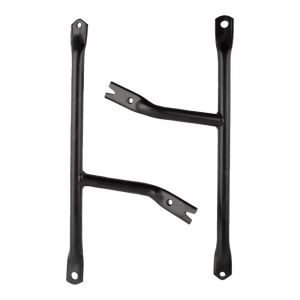 Upper belt strut left / right compatible with Simson S50 / S51 / S70 Craftride RO2 struts pair black