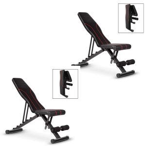 Set 2x Multifunctional incline bench Divit VS1 Adjustable weight bench