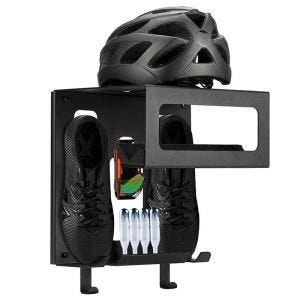 Bicycle wall mount Cranit WF15 wardrobe MTB road bike helmet holder black DPL1