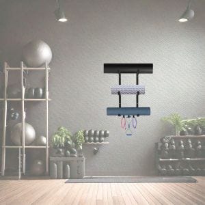 Fitness wall shelf for yoga mats FW14 Mat storage Fitness shelf DPL1