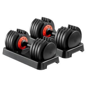 Set 2x Adjustable dumbbell Divit VH1 dumbbell set with multiple levels