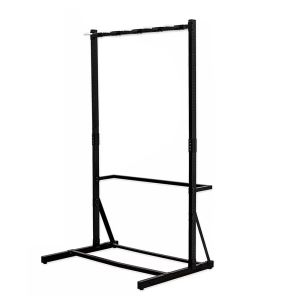 Freestanding bike rack for 5 bikes steel 117 x 91.5 x 205.5 cm RI98 black DPL1