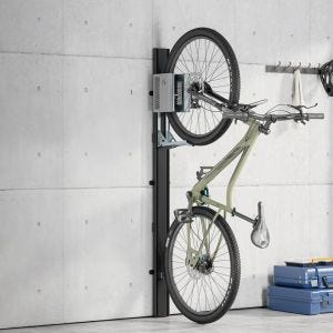 Freestanding bicycle stand Cranit floor stand vertically horizontally adjustable WS5 black DPL2