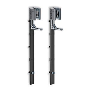 2x Freestanding bicycle stand Cranit floor stand vertically horizontally adjustable WS5 black