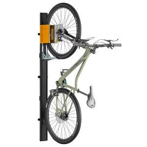 Freestanding Bike wall mount vertical Lift Cranit WS5 bike stand mechanical wall lift black orange DPL1