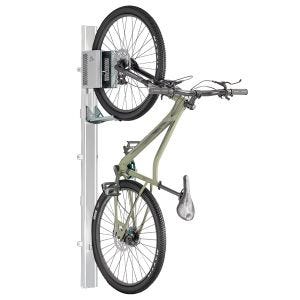 Freestanding Bike wall mount vertical Lift Cranit WS5 bike stand mechanical wall lift silver DPL1