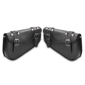 Motorbike Saddlebags Craftride Arizona 3Ltr for Custombikes left and right in black
