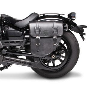 Sadllebag compatible with Honda Shadow VT 750 / 600 / 125 C Texas Craftride 10Ltr left in black