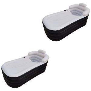 Set 2x Inflatable outdoor bathtub AB7 Divit portable outdoor bathtub inflatable